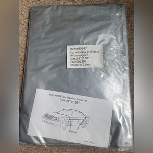New Car window protector with magnet
